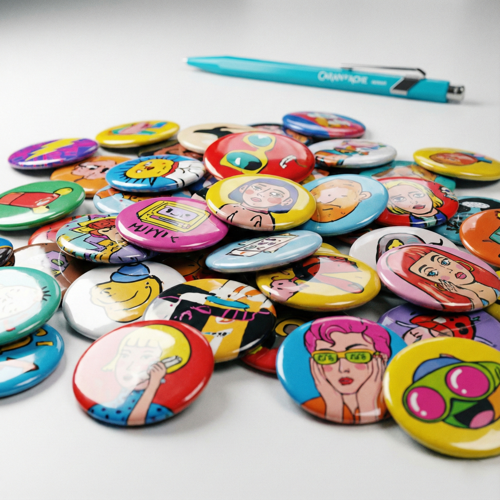 Pines Personalizados en SFM | Botones Publicitarios 1" y 2.25" - Imagen 3