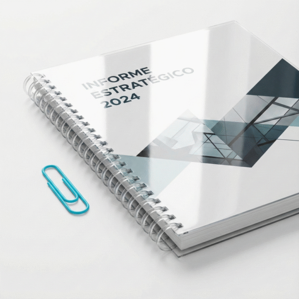 Encuadernación Espiral y Tapas Transparentes | Acabado Profesional SFM