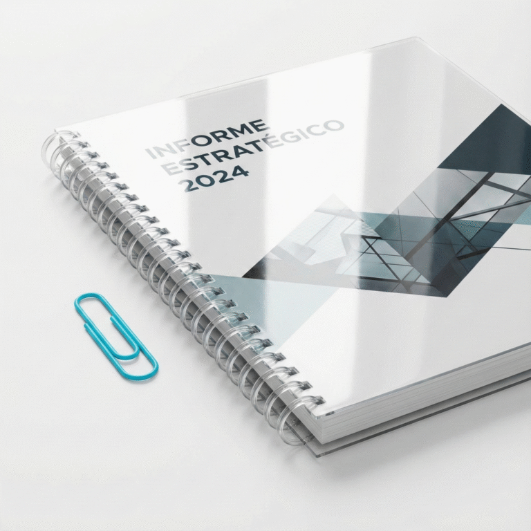 Encuadernación Espiral y Tapas Transparentes | Acabado Profesional SFM