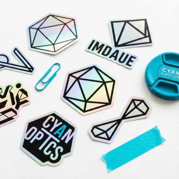 Stickers Personalizados en SFM | Vinil o Papel - Cortes y Acabados Premium