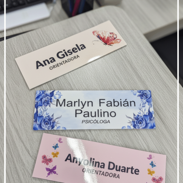 Letrero personalizado para oficina de psicóloga hecho en Sintra.